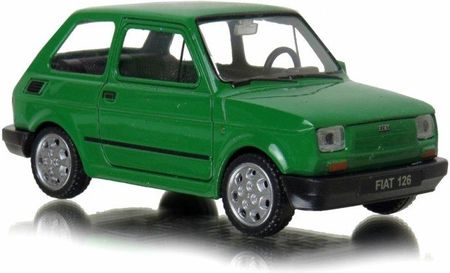 Welly Maluch Fiat 126P Auto Prl 1:43 Metalowy Model Zielony