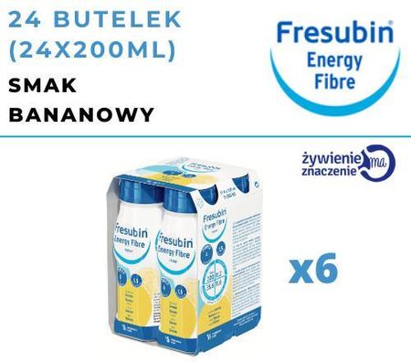 Fresubin Energy Fibre Drink bananowy, 24x200ml