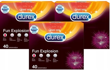 Durex Fun Explosion 3x40szt.