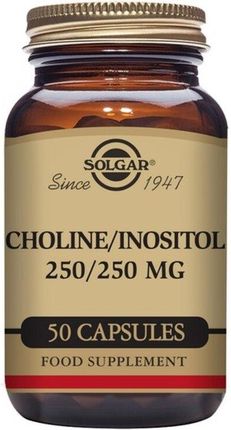 Solgar Cholina - Inozytol 250/250 Mg 50 Kaps