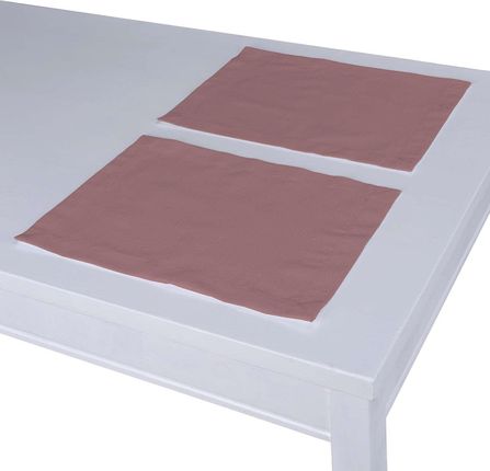 Dekoria Pl Podkładka 2 Sztuki Zgaszony Róż 40X30Cm Linen 403-159-12