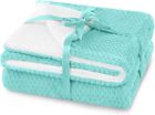 Ameliahome Ciepły Koc Shleepy Turkusowy 130X180 149484