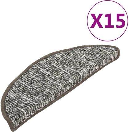 vidaXL Nakładki Na Schody 15 Szt Antracytowe 65X25Cm 13452-149922