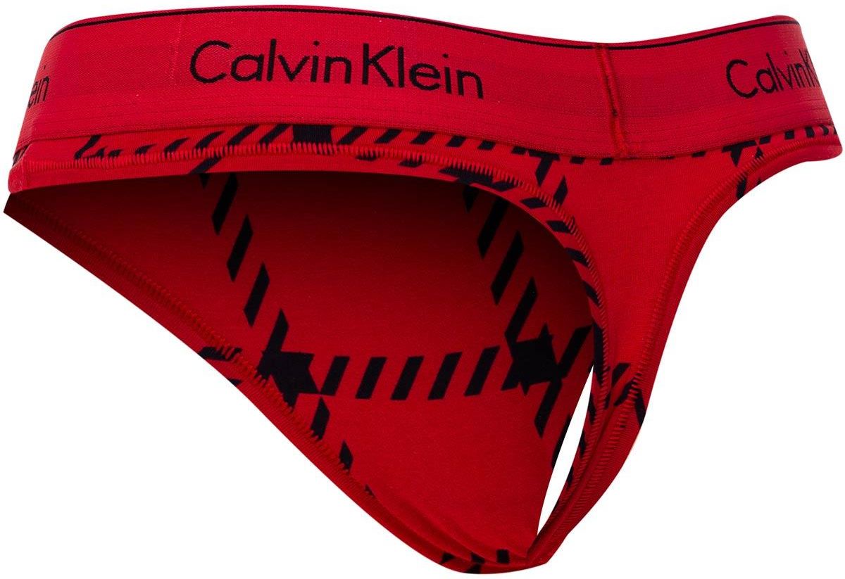 CALVIN KLEIN MAJTKI DAMSKIE STRINGI THONG RED 000QF6861E VGM Rozmiar: S -  Ceny i opinie - Ceneo.pl