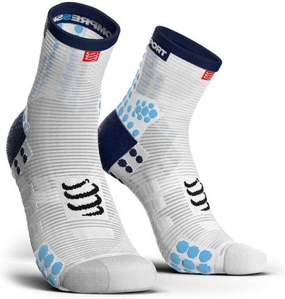 Compressport Pro Racing V3.0 Run Długie Skarpety Biały