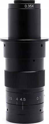 Techrebal Mikroskop Obiektyw do mikroskopu cyfrowego C-Mount Zoom 120x