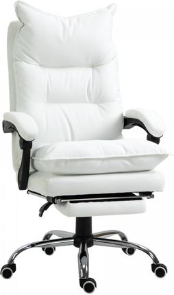 Fotel Obrotowy Krzesło Biurowe Białe