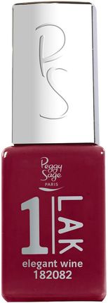 Peggy Sage 1LAK Lakier hybrydowy Elegant Wine 5ml