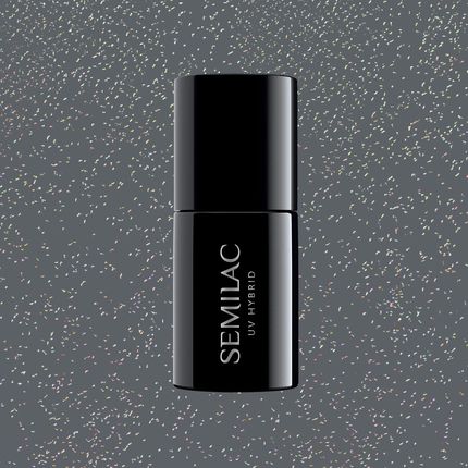Semilac 326 lakier hybrydowy Foggy Gray Shimmer 7ml