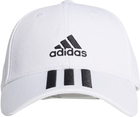 ADIDAS Baseball 3Stripes Twill czapka z daszkiem 411- Biały, Czarny