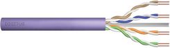 Digitus Kabel teleinformatyczny instalacyjny kat.6 U/UTP B2ca drut AWG 23/1 LSOH 100m fioletowy ofoliowany (DK1616VH1)