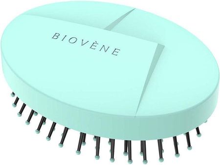 Biovene The Conscious Compact Detangling Brush Biodegradable Wet & Dry Brush Mint Green