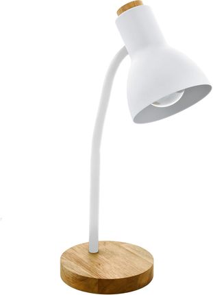 Eglo Veradal 98832 lampa stołowa lampka 1x40W E27 czarna/drewniana