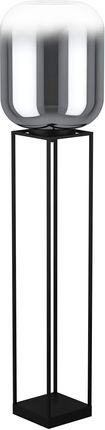 Eglo Bulciago 39989 lampa stojąca podłogowa 1x40W E27 czarna/czarna-transparentna