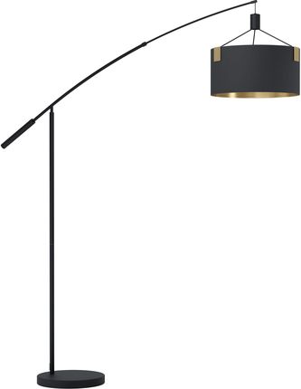 Eglo Tortola 1 39966 lampa stojąca podłogowa 3x40W E27 czarna/mosiądz