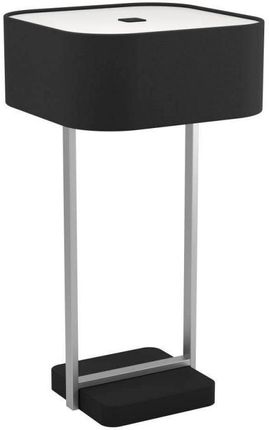 Eglo Savazza 39969 lampa stołowa lampka 2x40W E27 czarna/srebrna
