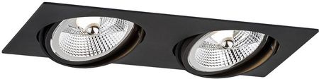 Argon Olimp Plus 1047 oczko lampa wpuszczana downlight 2x15W GU10 czarne