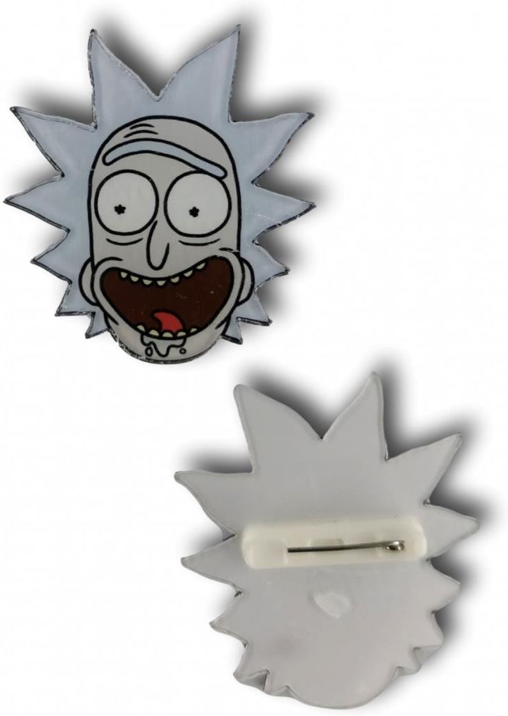 PRZYPINKA GŁOWA RICKA PIN RICK&MORTY