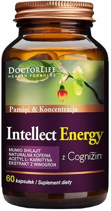 Kapsułki Doctor Life Intellect Energy, 60 szt.