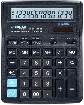 Donau Kalkulator Biurowy 14-Cyfrowy Wyświetlacz 19.9 X 15.3 3.1 Cm
