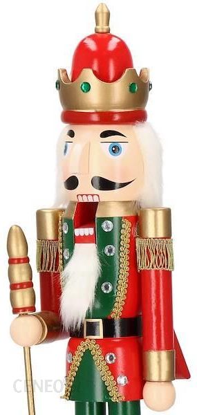 Springos Dziadek Do Orzechów 61 Cm Król Drewniany Żołnierzyk Multikolor Figurka Świąteczna 31735