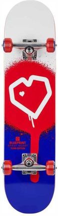 Blueprint Spray Heart 8" V2 Czerwony Niebieski