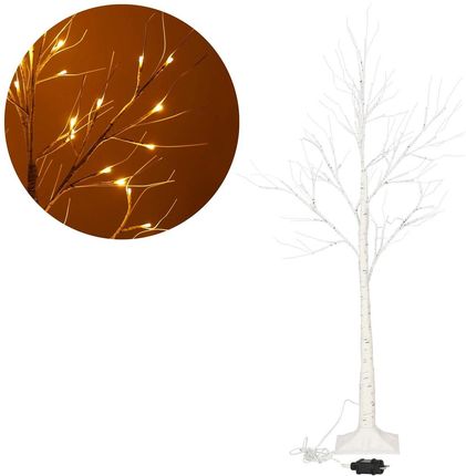 Drzewko Świecące 180 Cm Brzoza Led Dekoracja Świąteczna 207762
