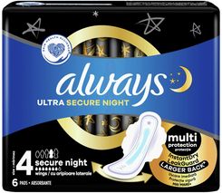 Zdjęcie Always Ultra Secure Night Protect 6szt. - Łęczna