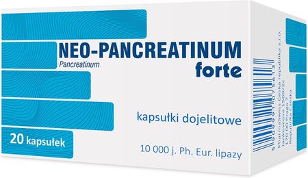 Neo-Pancreatinum Forte 20 kapsułek 