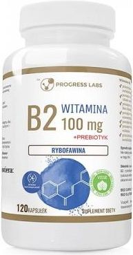 Progress Labs Witamina B2 Ryboflawina 100Mg 120Kaps