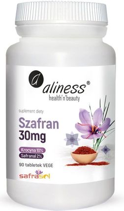 Medicaline Aliness Szafran Safrasol 2%/10% 30 Mg 90 Vege Tabl