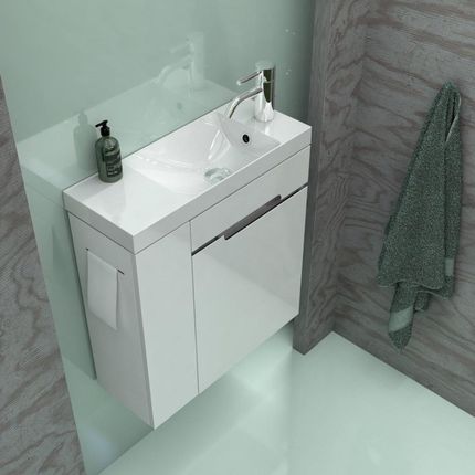 Oristo Zestaw Szafka Z Umywalką 55 Silver 100301834 - zdjęcie 4