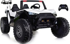 Zdjęcie Super Toys Mega Buggy Clash Dla 2 Dzieci 4 Silniki 24V Miękkie Przesuwane Siedzenie Miękkie Koła Walizka Na Akumulator Sx 1928 Biały - Brzeszcze