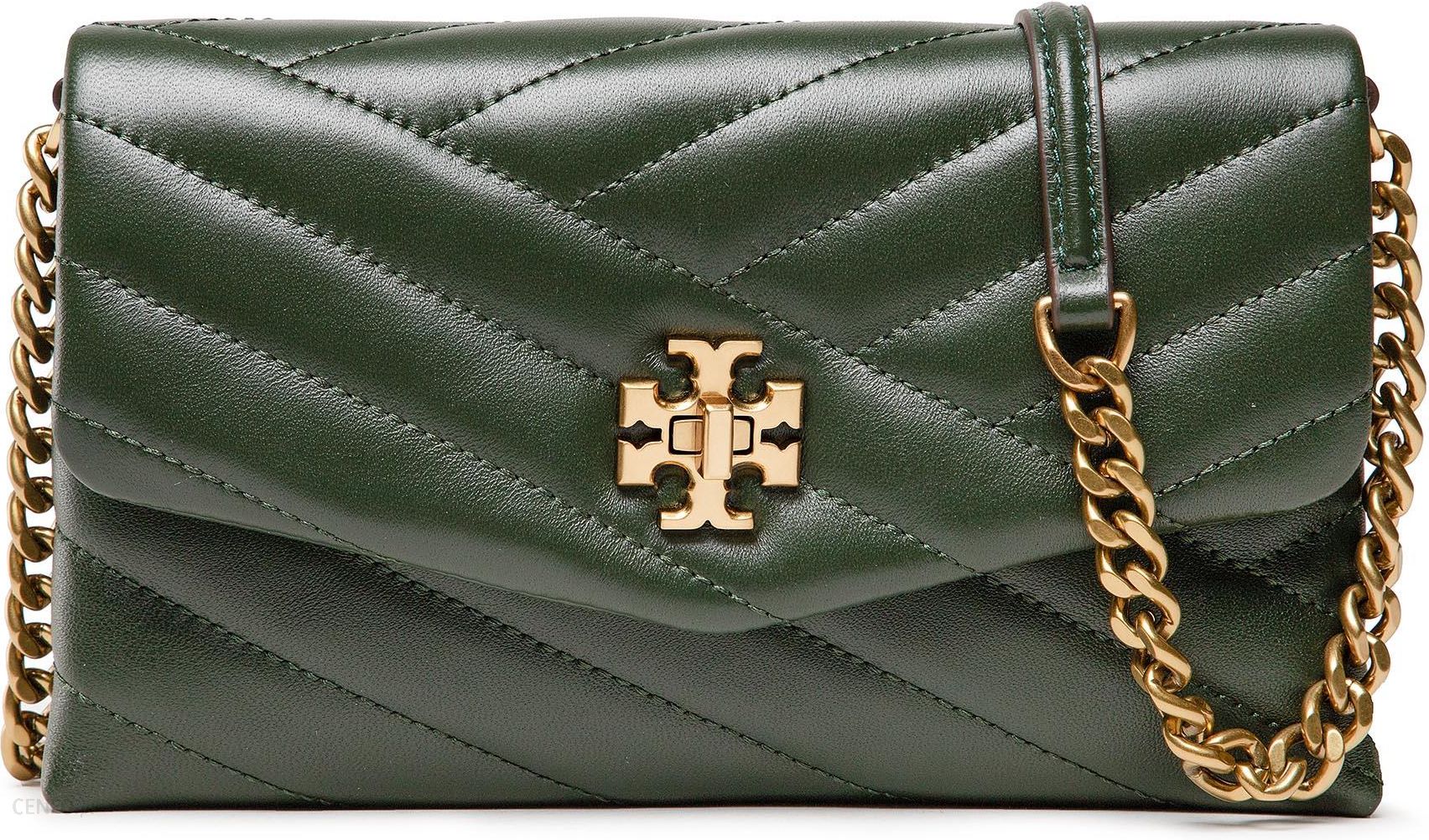 Torebka TORY BURCH - Kira Chevron Chain Wallet 64068 Sycamore/Rolled Gold -  Ceny i opinie 