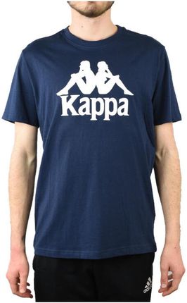 KAPPA Kappa Caspar T Shirt, męskie t shirt, Granatowy Niebieski