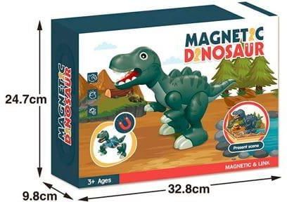 Madej Dinozaur Magnetyczny 7 Elementów (4813)
