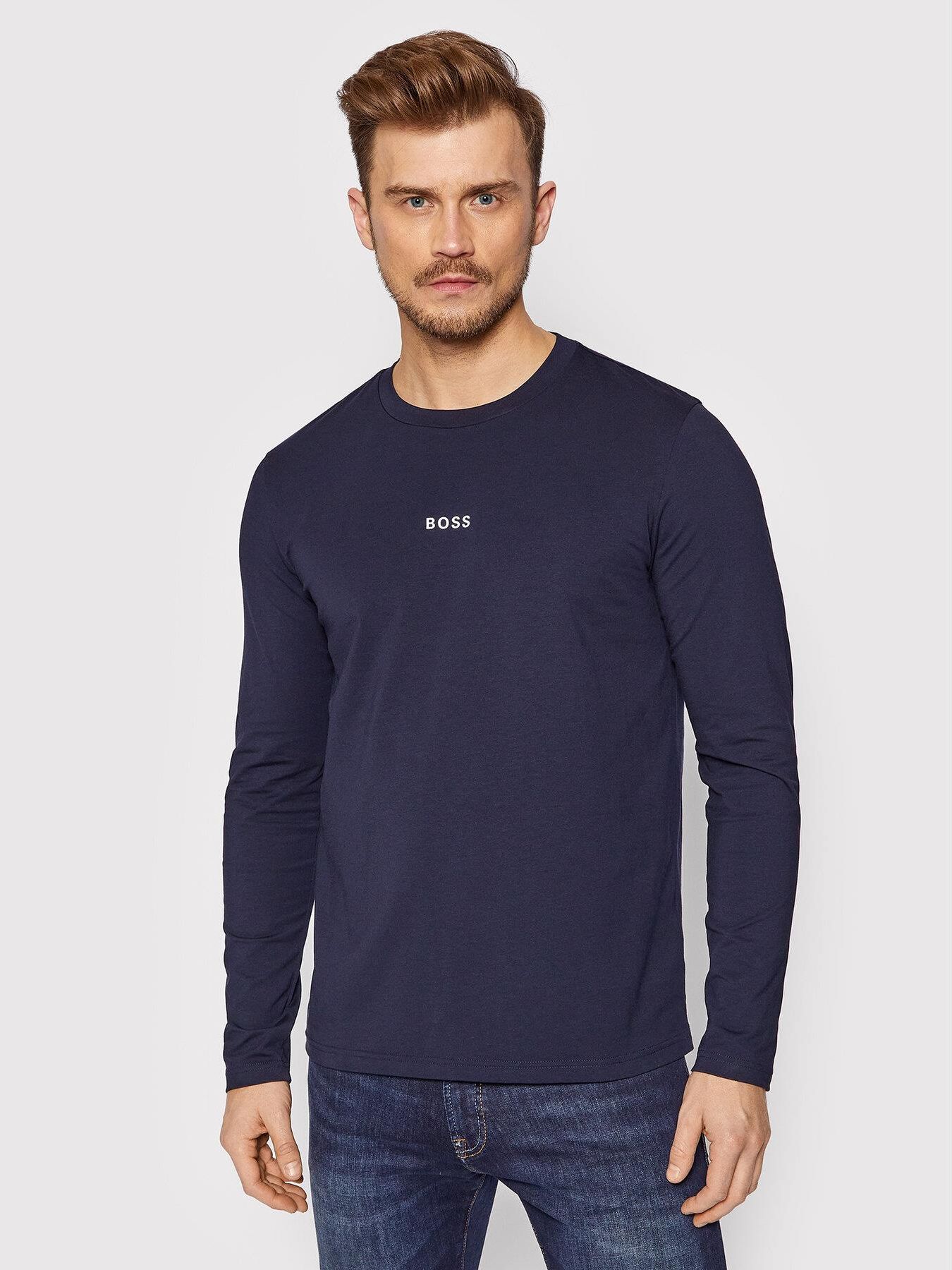 BOSS TCHARK - Longsleeve - black/zwart