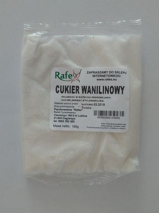 Rafex Cukier wanilinowy 1kg