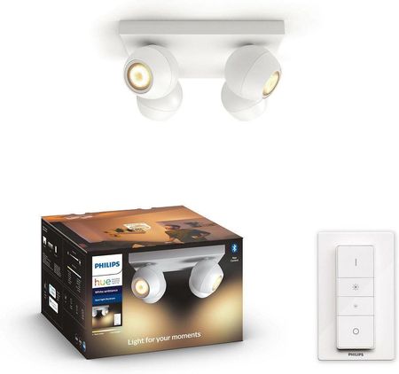 PHILIPS HUE White Ambiance Buckram Biały 929003048201