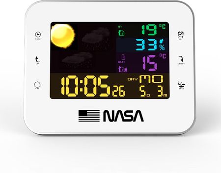 NASA Stacja Pogody 7w1 Kolorowa WS500 (SB6703)
