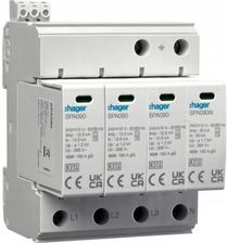 Zdjęcie Hager Ogranicznik Przepięć 4P T1 T2 Mov Sieć Tn-S/Tt Iimp50 Ka In=50Ka Up1,2Kv Styk Klasa B+C - Lubartów