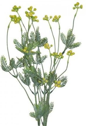 Eurofirany Kwiat Natu 248 Dł. 57cm Dł. Z Listeczkami 39cm Żółty 381388