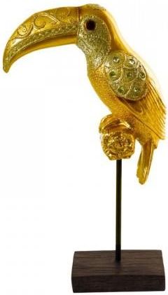 Eurofirany Figurka Dekoracyjna Femi 23x12x40cm Złoty 368245