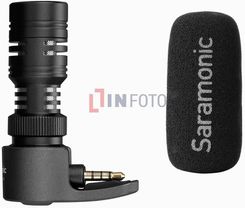 Mikrofon Pojemnościowy Saramonic SmartMic+ Do Smartfonów Ze Złączem Mini Jack TRRS