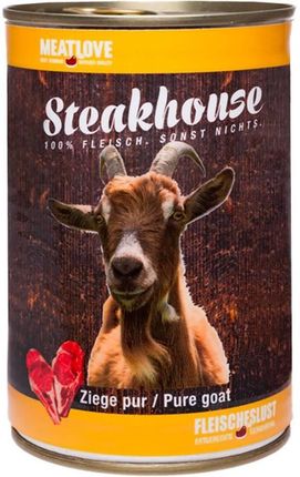 Meatlove Steakhouse Pure Goat Puszka 400g 100% Kozina