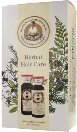 Taiga Stories Zestaw prezentowy Równoważący szampon 500ml + balsam do włosów 500ml