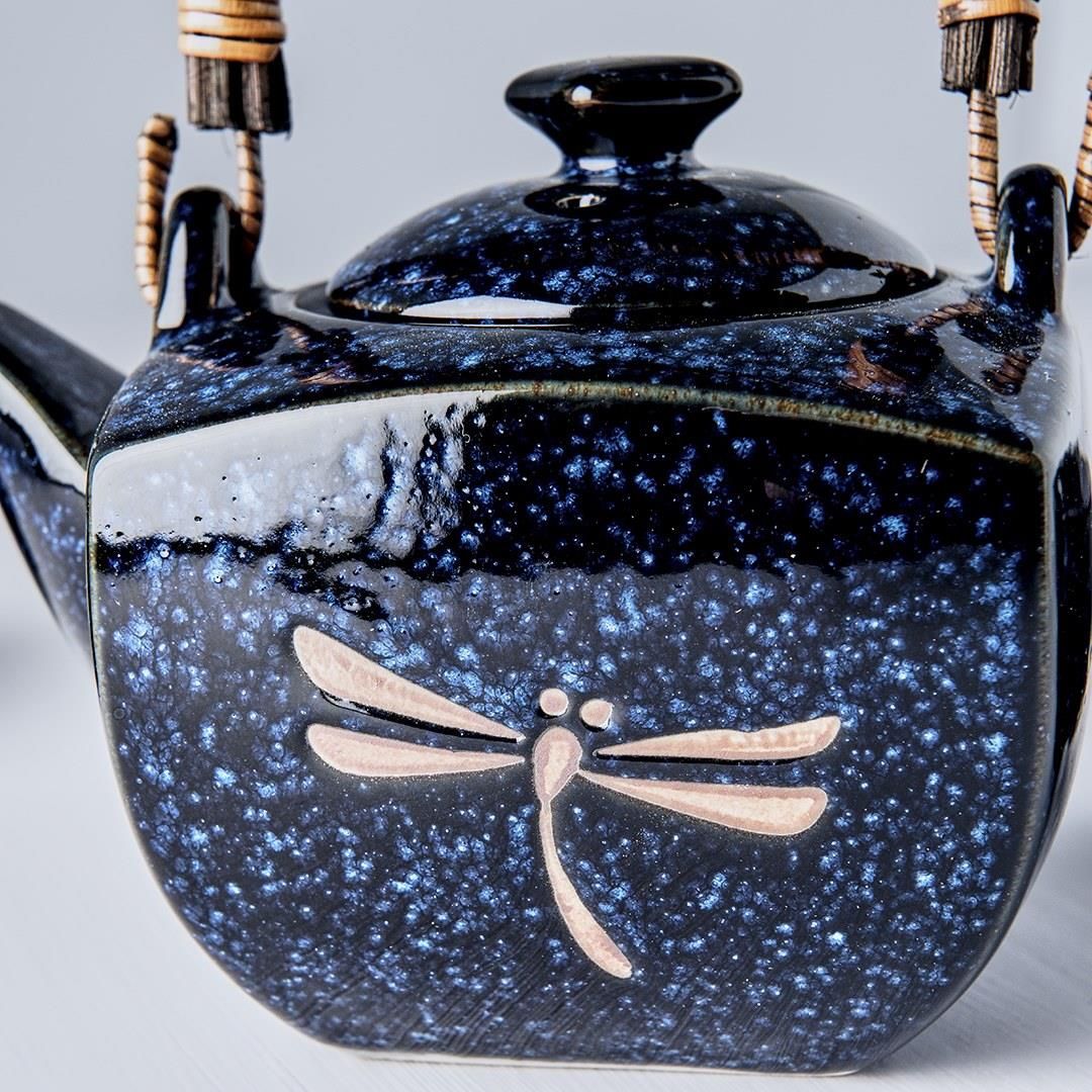 1656 其泉　色絵藤レモン絞器 No.6 北大路魯山人 銀彩ぐいのみ / KITAOJI Rosanjin Sake cup