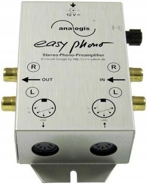 ANALOGIS EASY PHONO PRZEDWZMACNIACZ GRAMOFONOWY MM