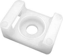 Zdjęcie ORNO UCHWYT OPASKI KABLOWEJ, SIODEŁKOWY, PRZYKRĘCANY, 22X16 MM, OTWÓR MONTAŻOWY 6,8MM, BIAŁY, 100 SZTUK - Siemianowice Śląskie