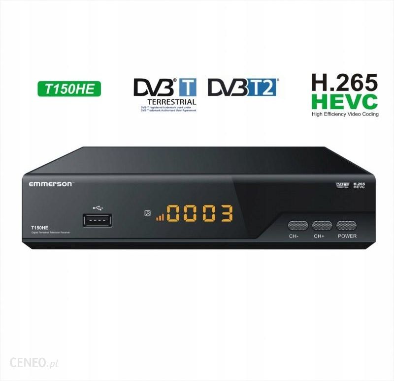 EMMERSON DEKODER DVB-T2/T NOWY STANDARD (T150HE)